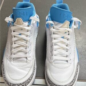 Nike Air Jordan Spizike Low White/University Blue UNC Men’s Retro Sneakers